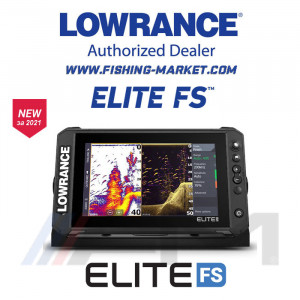 LOWRANCE Elite-9 FS Combo - Цветен Multi Touch Scren сонар с GPS - без сонда / BG Menu